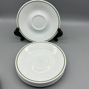 Corelle by Corning ceramic saucer plates set of 8